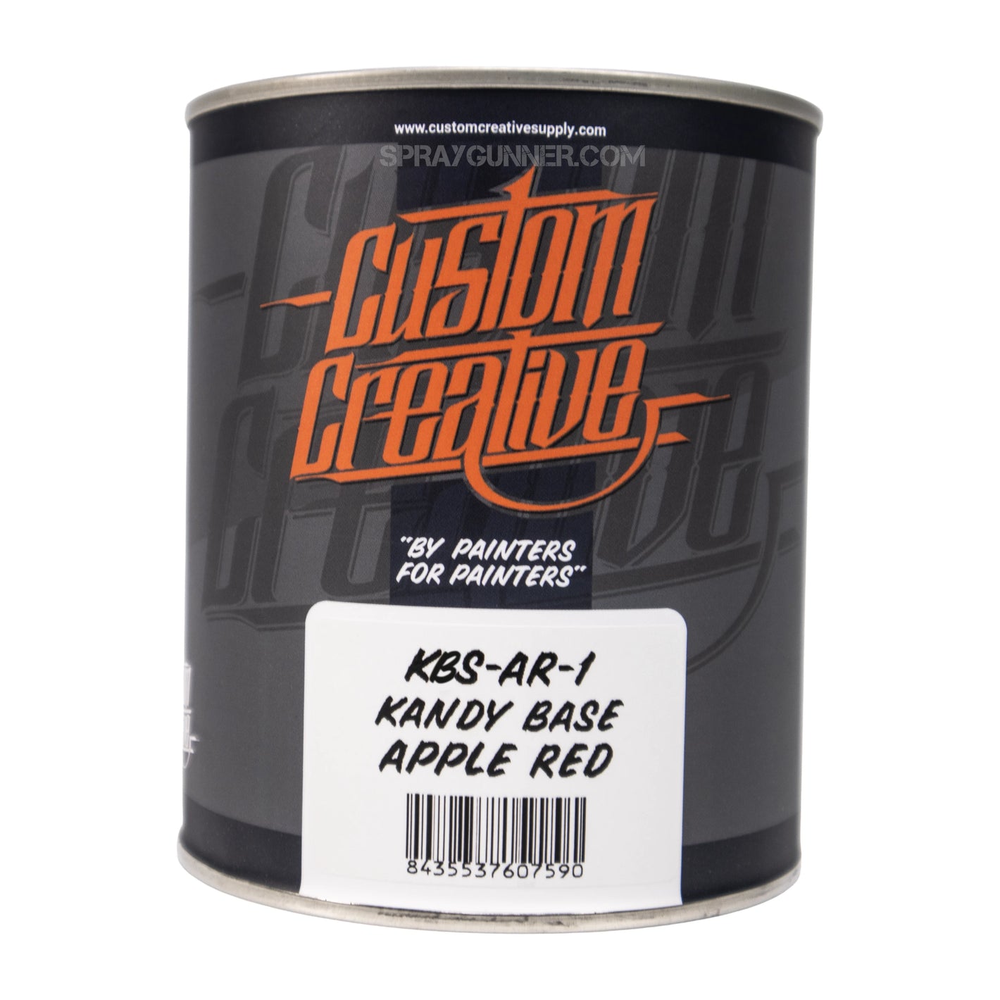 Custom Creative Paints: Kandy Basecoat Apple Red 1 liter (33.8oz)