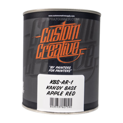 Custom Creative Paints: Kandy Basecoat Apple Red 1 liter (33.8oz)