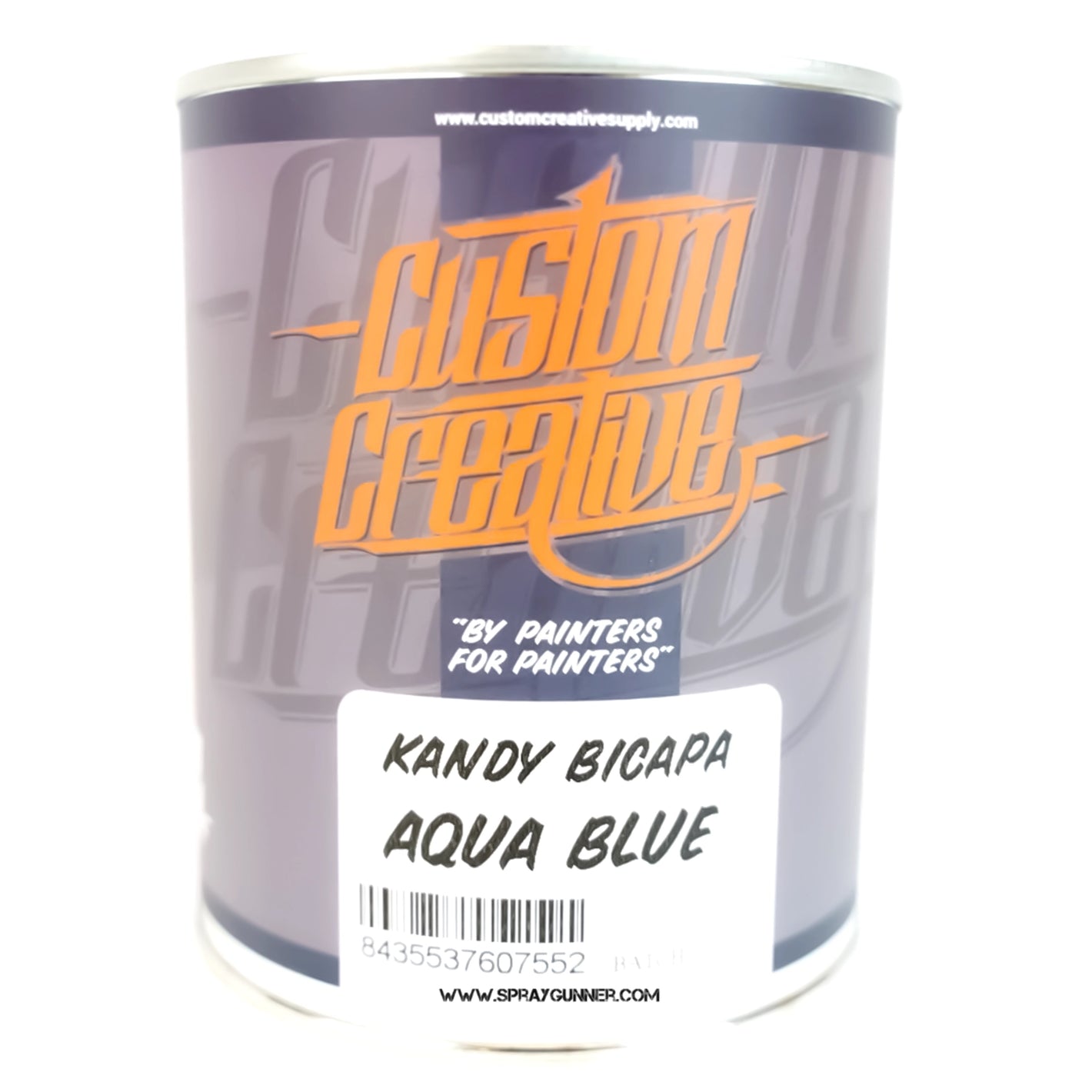 Custom Creative Paints: Kandy Aqua Blue 1 liter (33.8oz) - SprayGunner