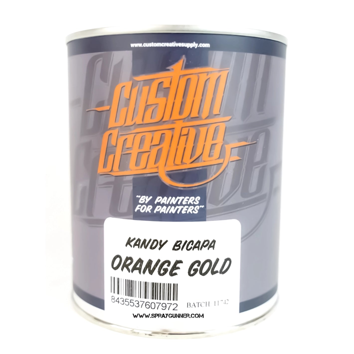 Custom Creative Paints: Kandy Orange Gold 1 liter (33.8oz)