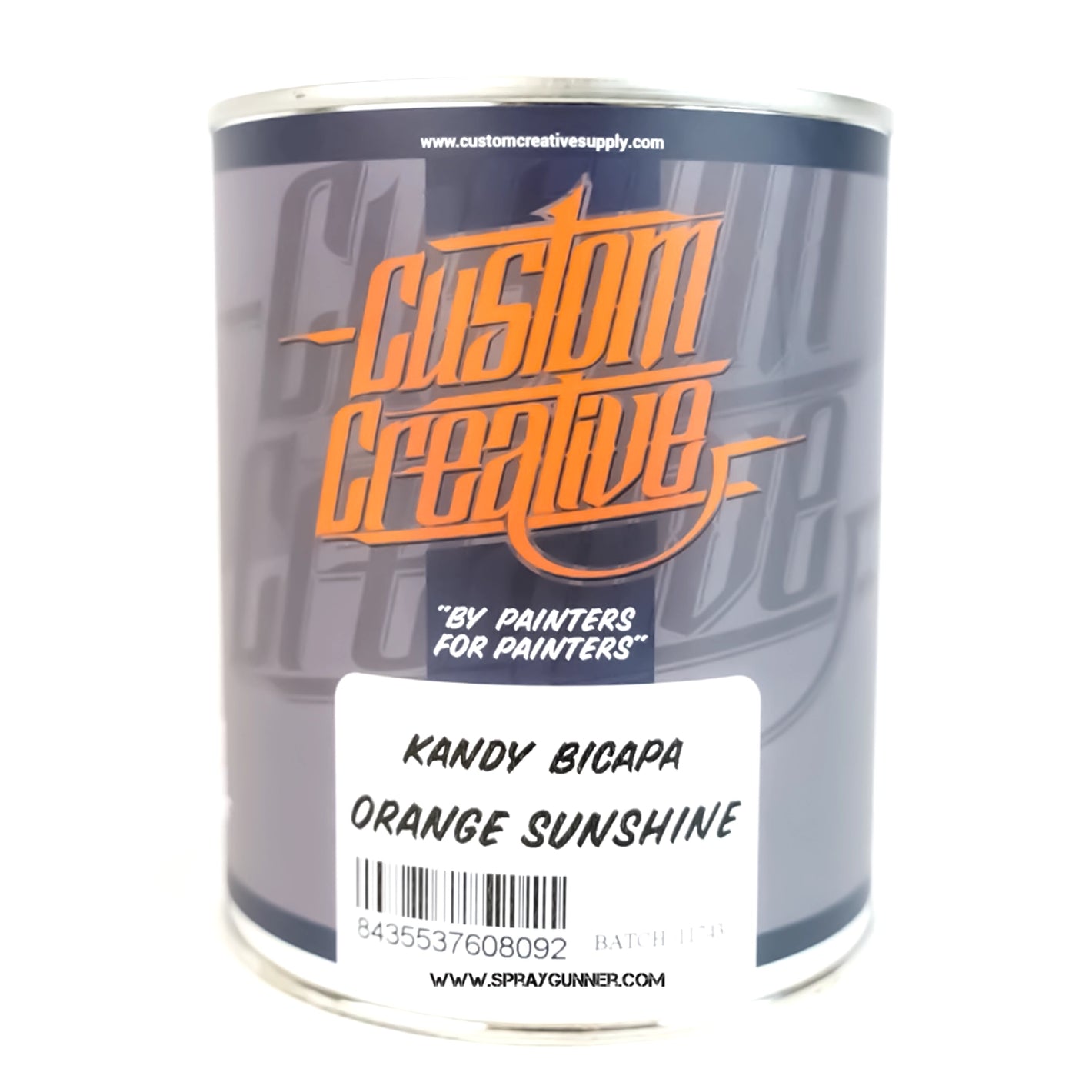 Custom Creative Paints: Kandy Sunshine Orange 1 liter (33.8oz) - SprayGunner