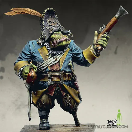 Kaptain Gorak the Red 75 mm [Black Sailors: Pirates of the Storm Coast Series] Big Child Creatives