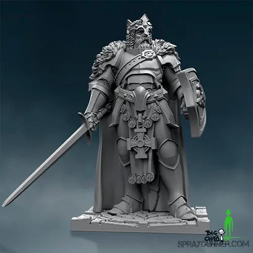 King Arthur Pendragon 35mm figurine [Echoes of Camelot Series] Big Child Creatives