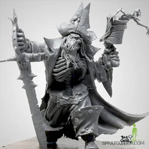 Kpt. Albrork the Fourfold Damned 75 mm [Black Sailors: Pirates of the Storm Coast Series] Big Child Creatives