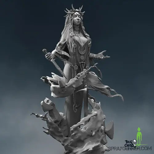 Lady of the Lake 75mm figurine [Echoes of Camelot Series] Big Child Creatives