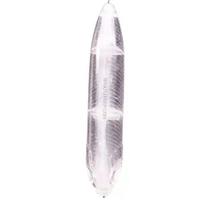 Large Unpainted Clear Plastic Crank Bait Fishing Lure NO-NAME brand