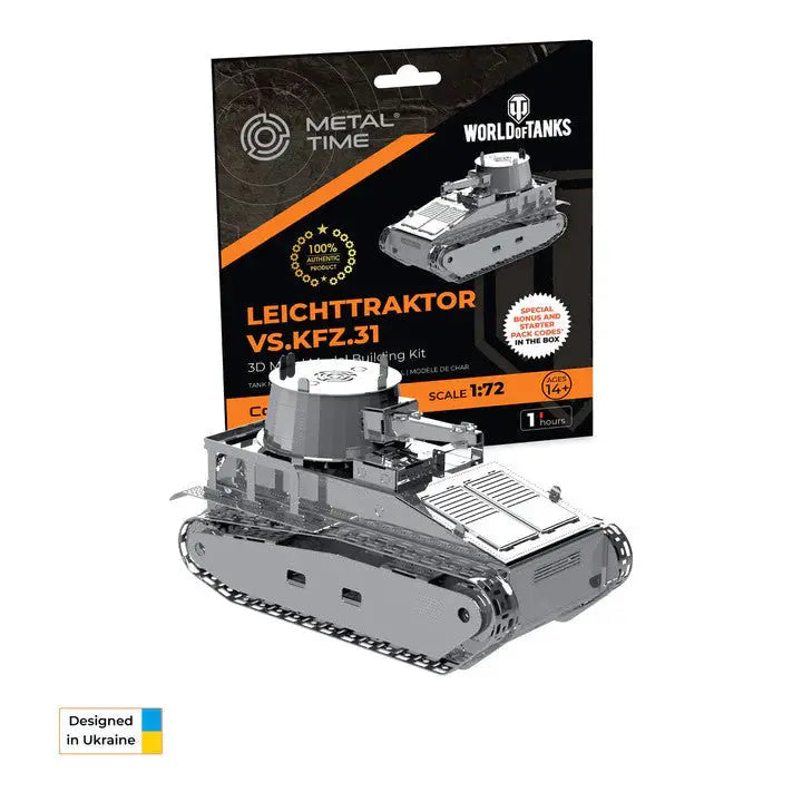 Leichttraktor VS.KFZ.31 (World of Tanks) Metal Model - SprayGunner