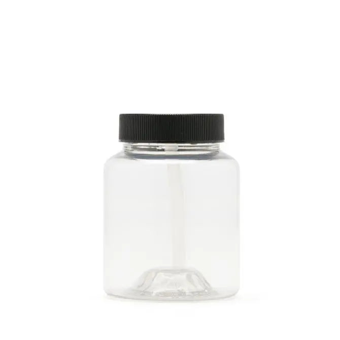 Iwata 2 oz Clear Bottle Jar W/Lid - SprayGunner