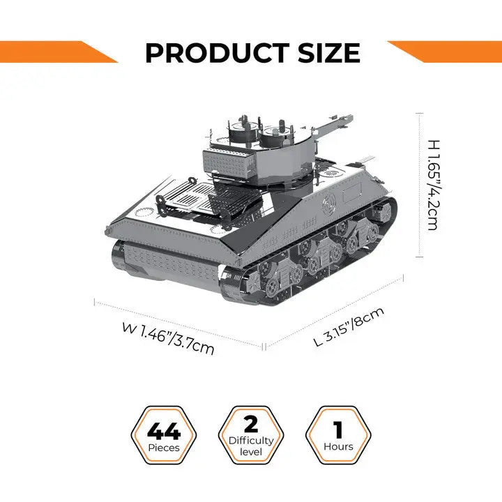 M4 Sherman (World of Tanks) Metal Model - SprayGunner