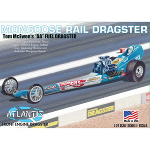 1/24 Mongoose Rail Dragster (Tom McEwen's AA Fuel Dragster) Model Kit