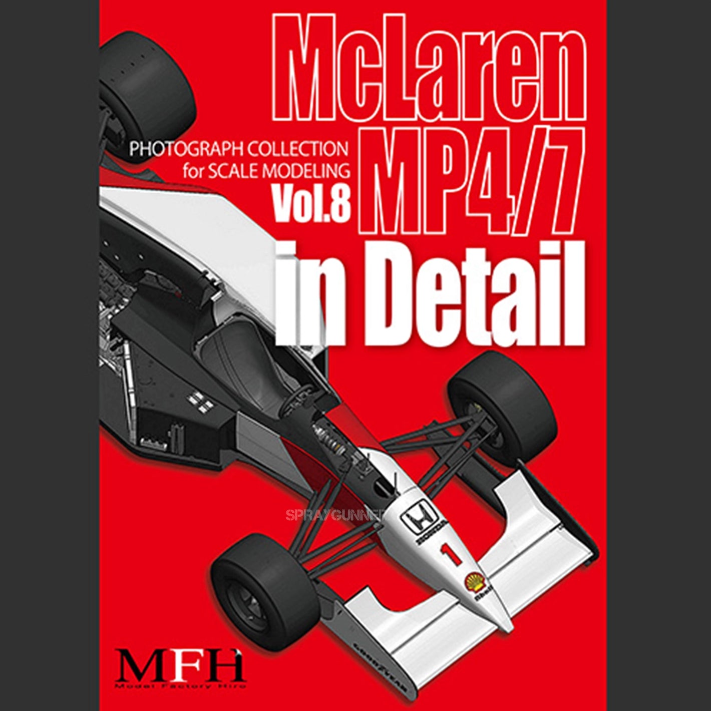 MODEL FACTORY HIRO Publication: PHOTOGRAPH COLLECTION Vol.8 "McLaren MP4/7 in Detail"