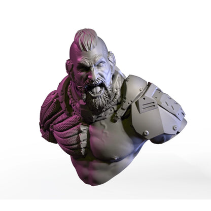 Midguard Miniatures: Gunnar the Einher Bust 1:10