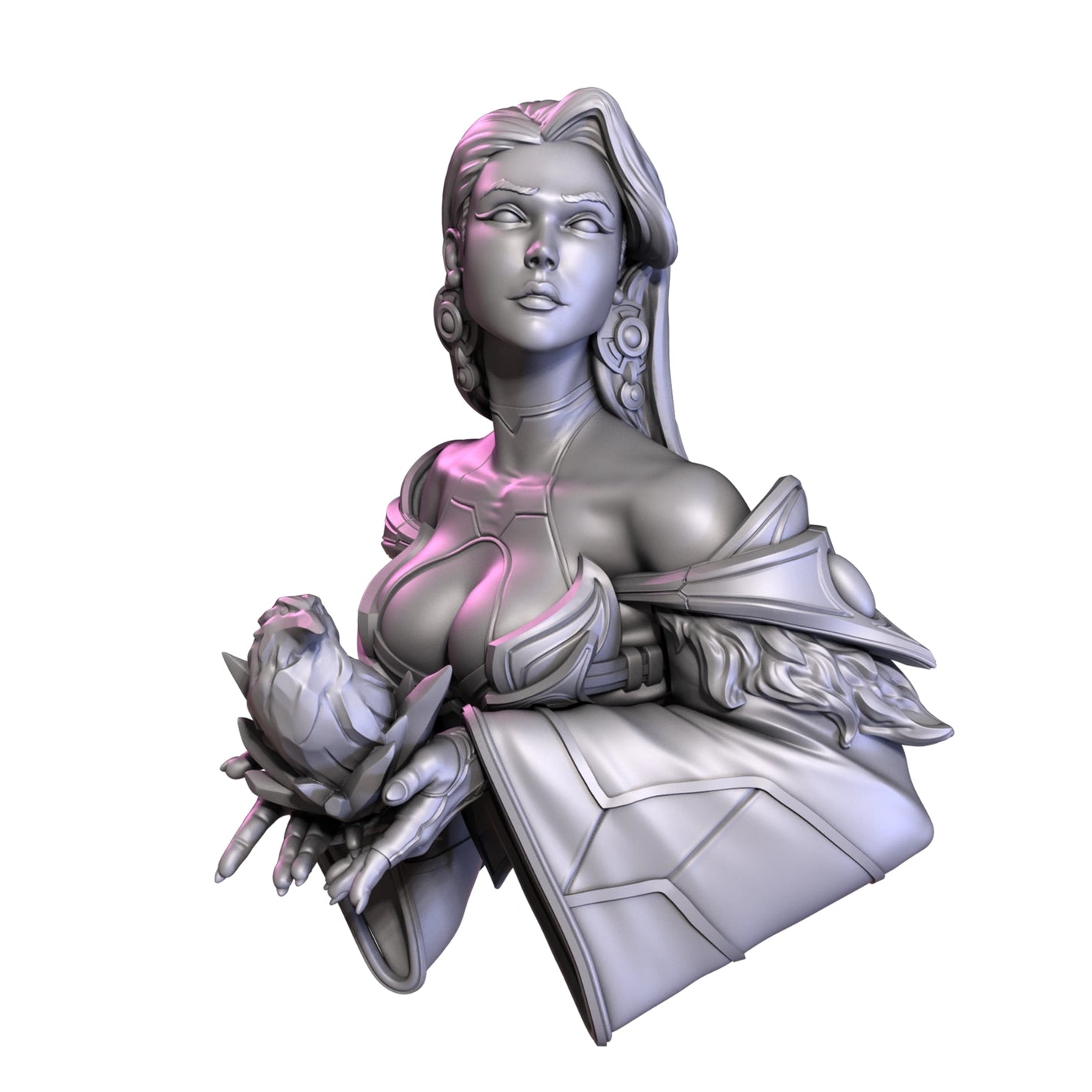Midguard Miniatures: Raven aka Frosty – Cold Beauty, Sharp Mind Bust 1:10