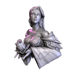 Midguard Miniatures: Raven aka Frosty – Cold Beauty, Sharp Mind Bust 1:10