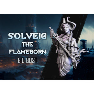 Midguard Miniatures: Solveig the Flameborn – The Herald of the End Bust 1:10
