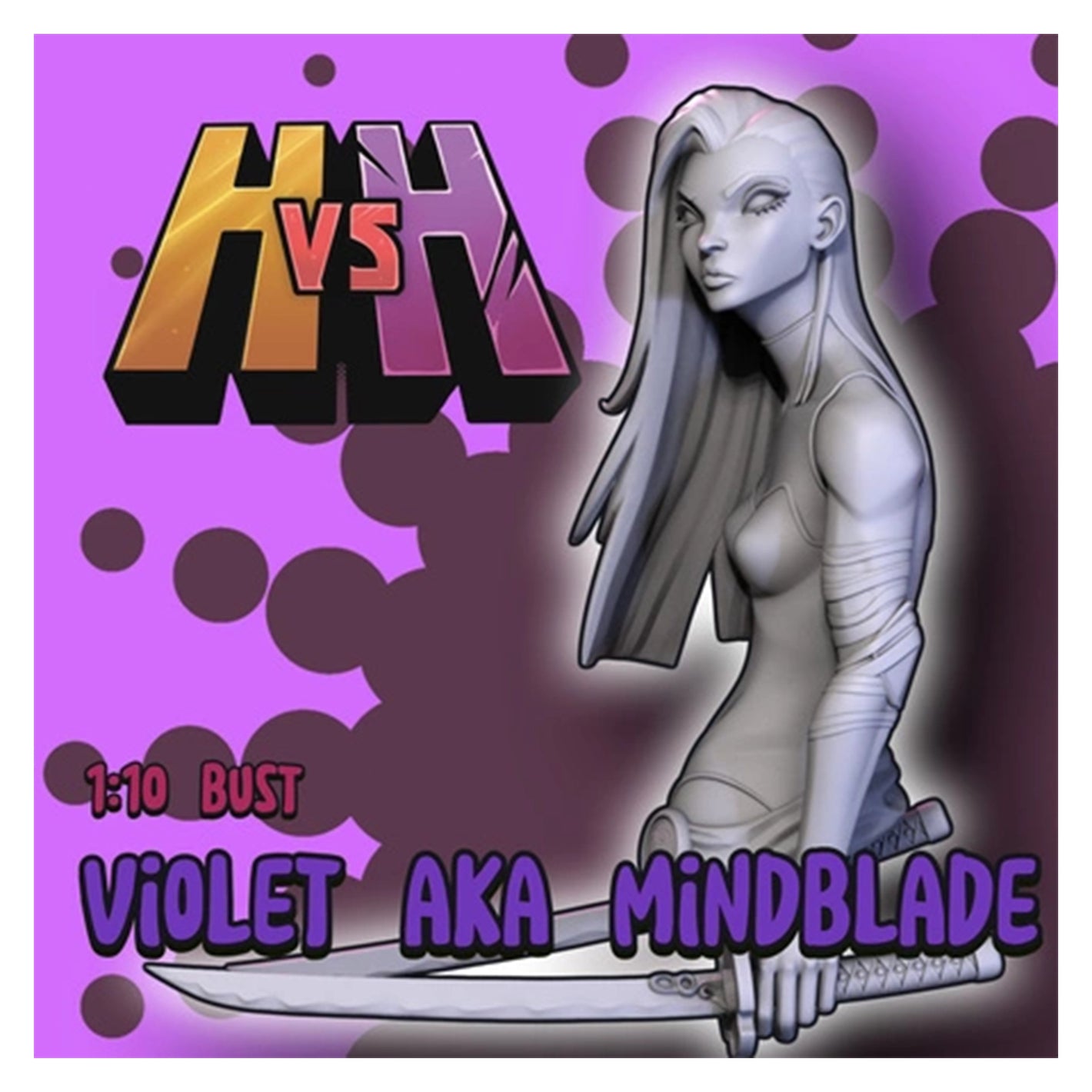 Midguard Miniatures: Violet aka Mindblade Bust 1:10