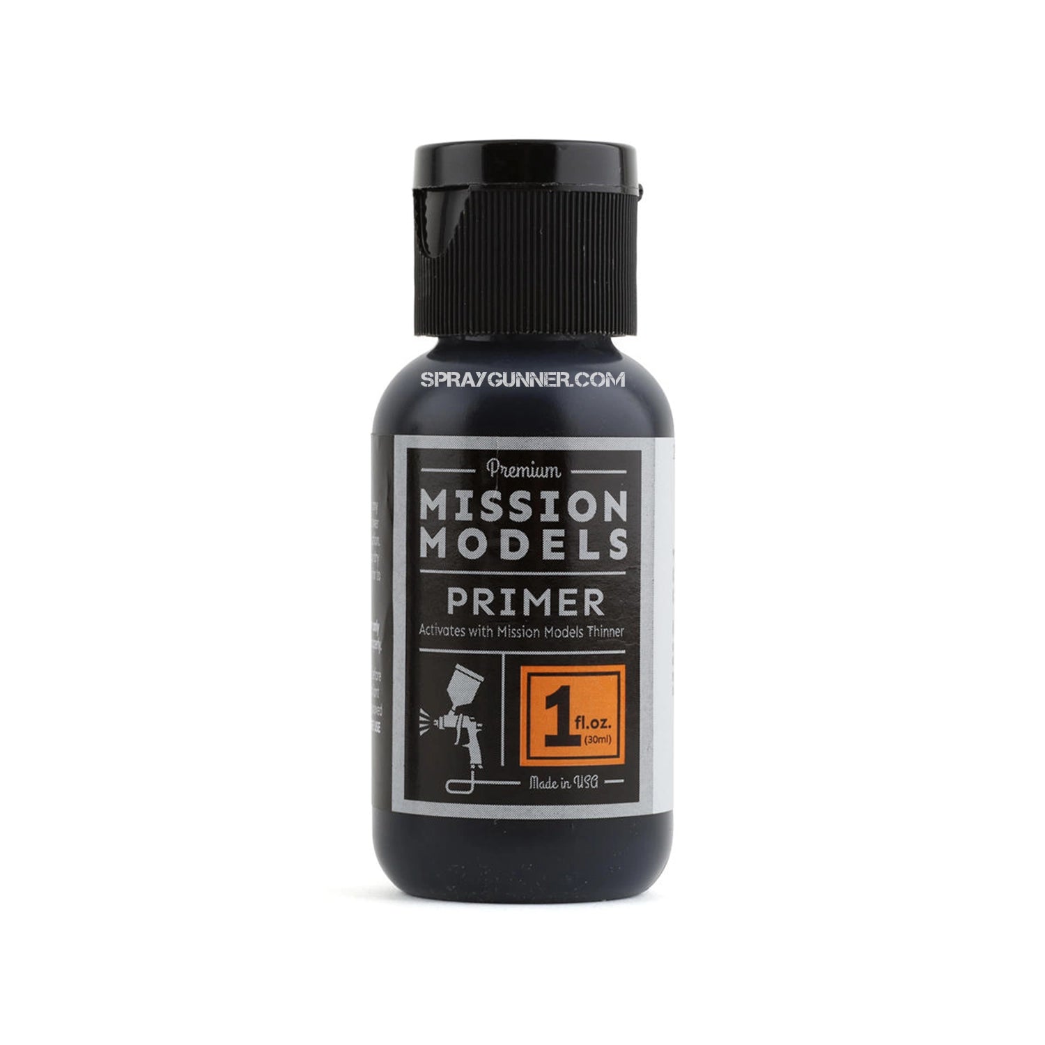 Mission Models Paints Color: MMS-001 Black Primer - SprayGunner