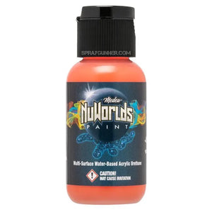 Medea NuWorlds Paint Impenetrable Red Orange 1 oz - SprayGunner