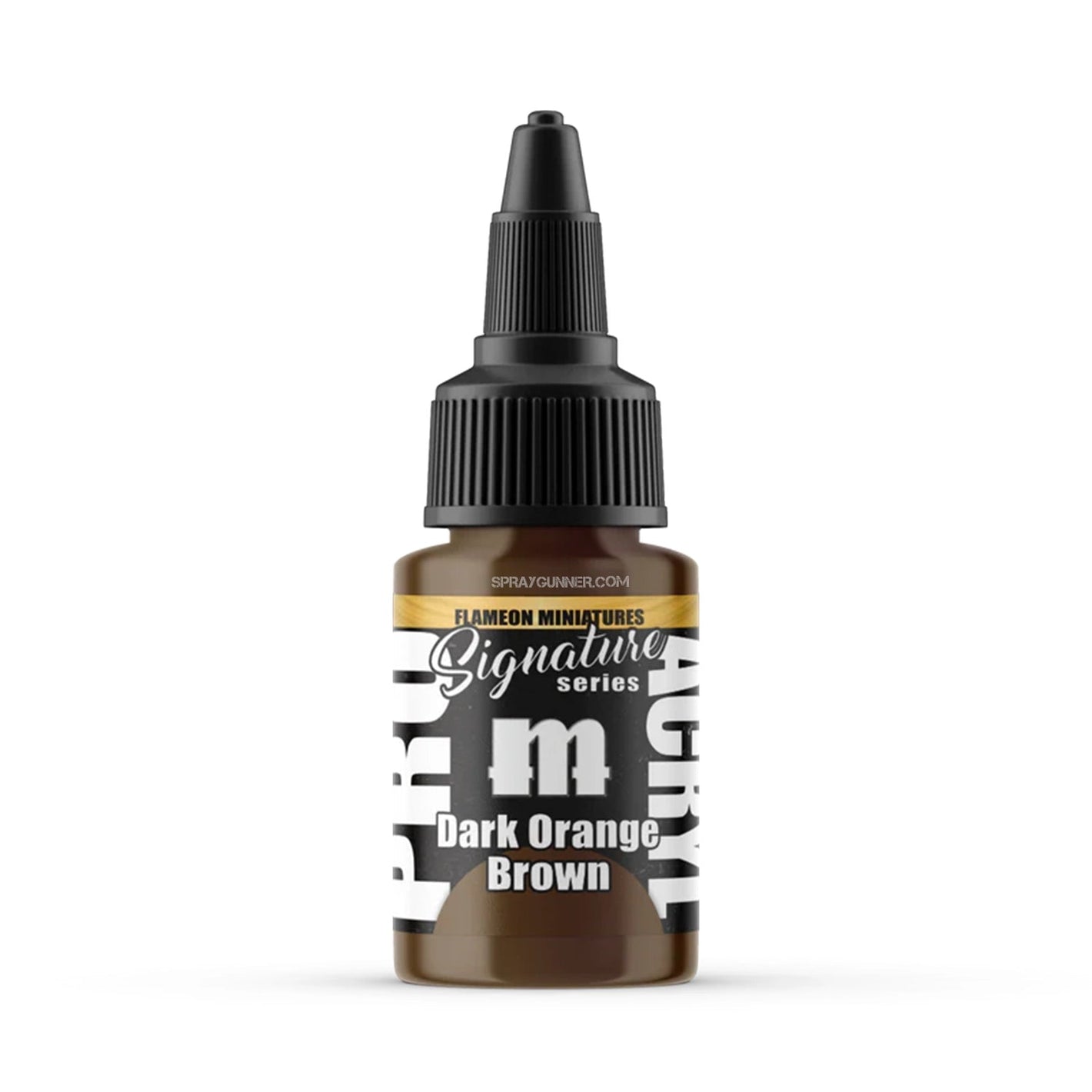 MONUMENT HOBBIES: Pro Acryl Signature Series Flameon Dark Orange Brown Monument Hobbies at SprayGunner