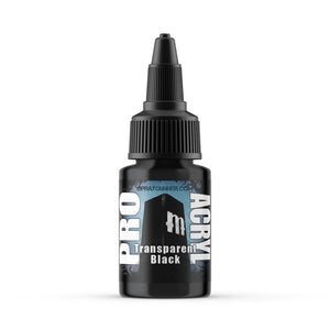 MONUMENT HOBBIES: Pro Acryl Transparent Black - SprayGunner