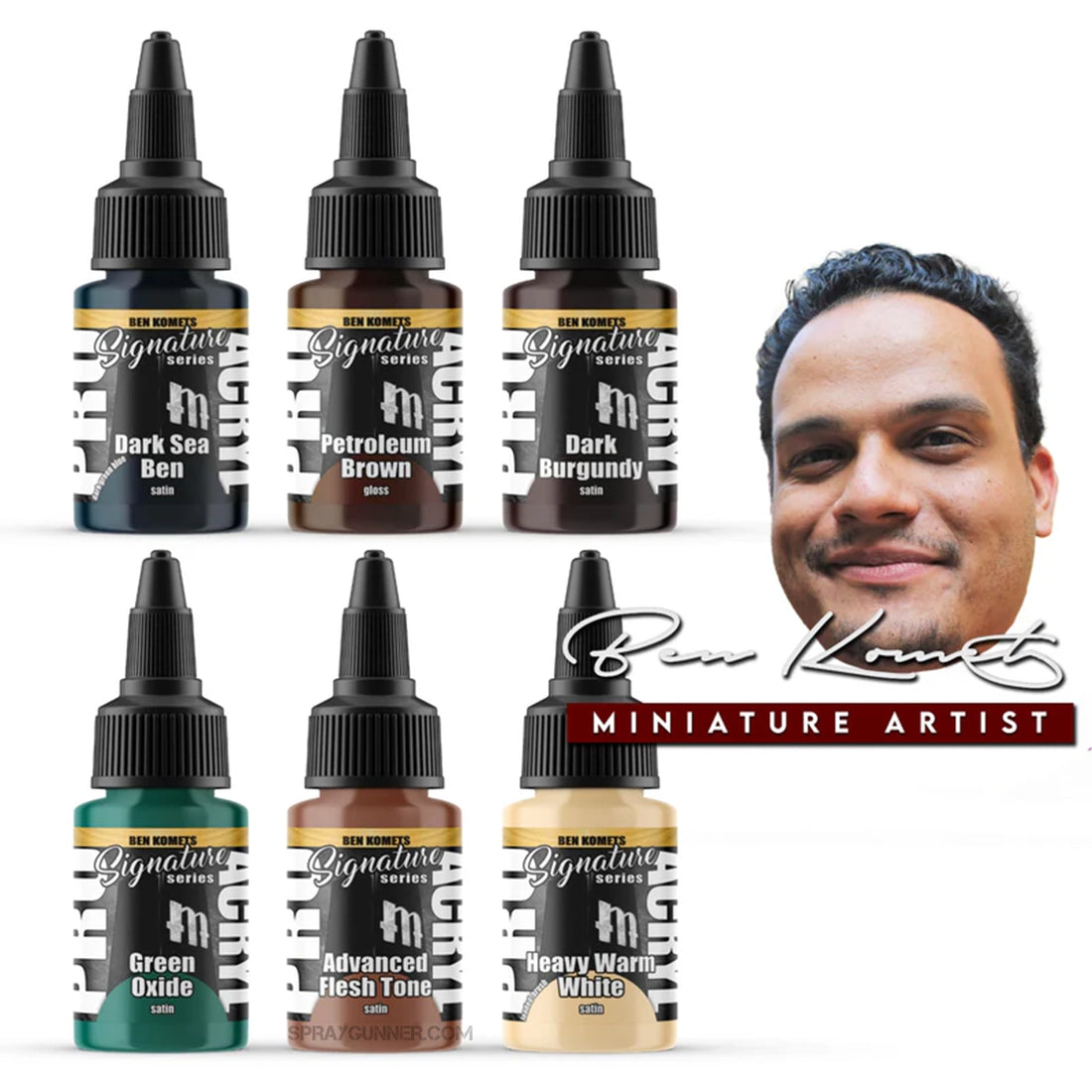MONUMENT HOBBIES: Pro Acryl Signature Series Set 3 - Ben Komets - SprayGunner