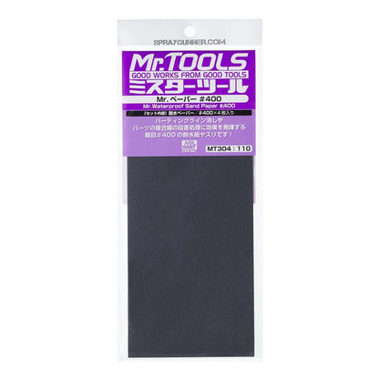 GSI Creos Mr.Tools Waterproof Sand Paper: #400 - SprayGunner