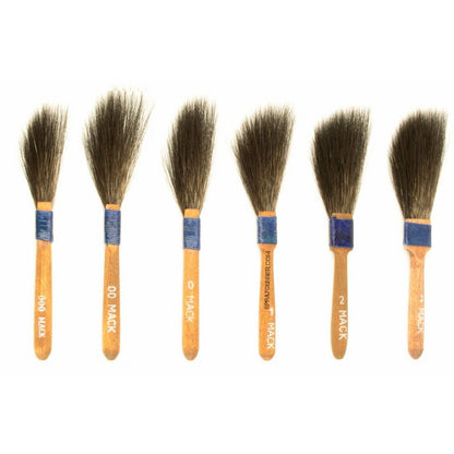 The "Original" Mack Sword Striping Brush (Series 10): Set of 6 Brushes
