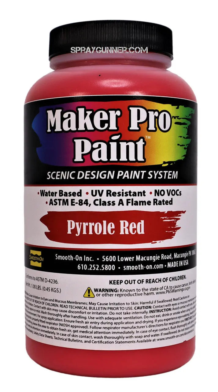 Pinturas Maker Pro: rojo pirrol
