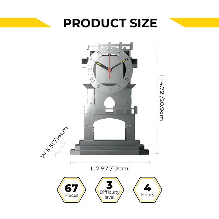 Master of Time Stand Clock Metal Model - SprayGunner