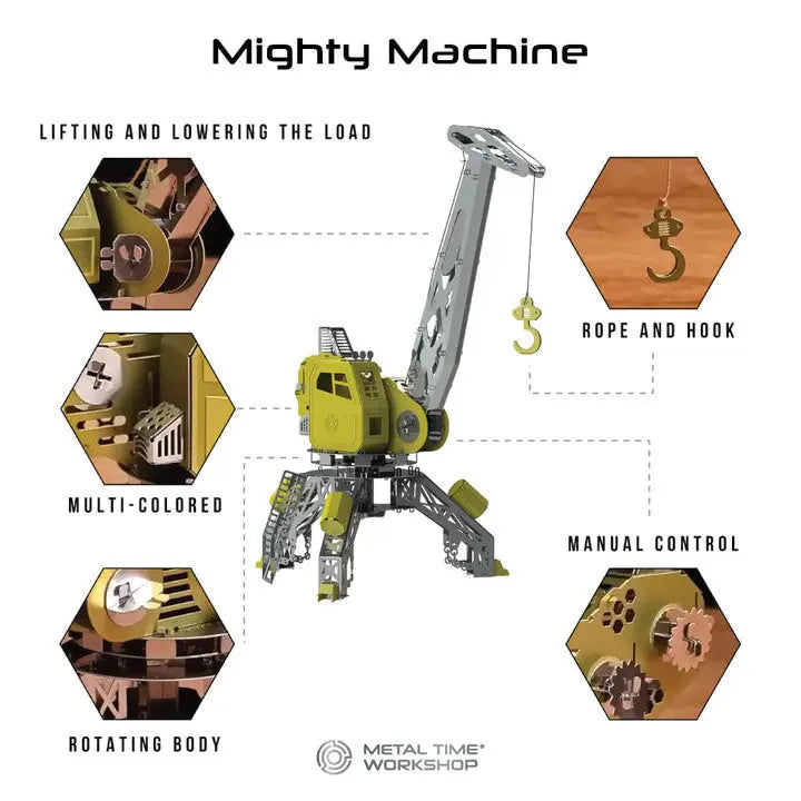 Mighty Machine Crane Metal Model - SprayGunner