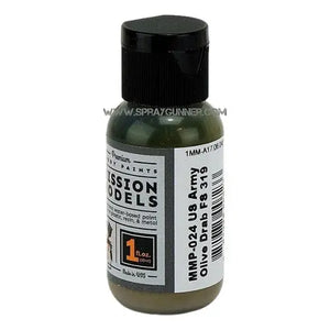 Mission Models Paints Color: MMP-024 US Army Olive Drab FS 319 Mission Models Paints