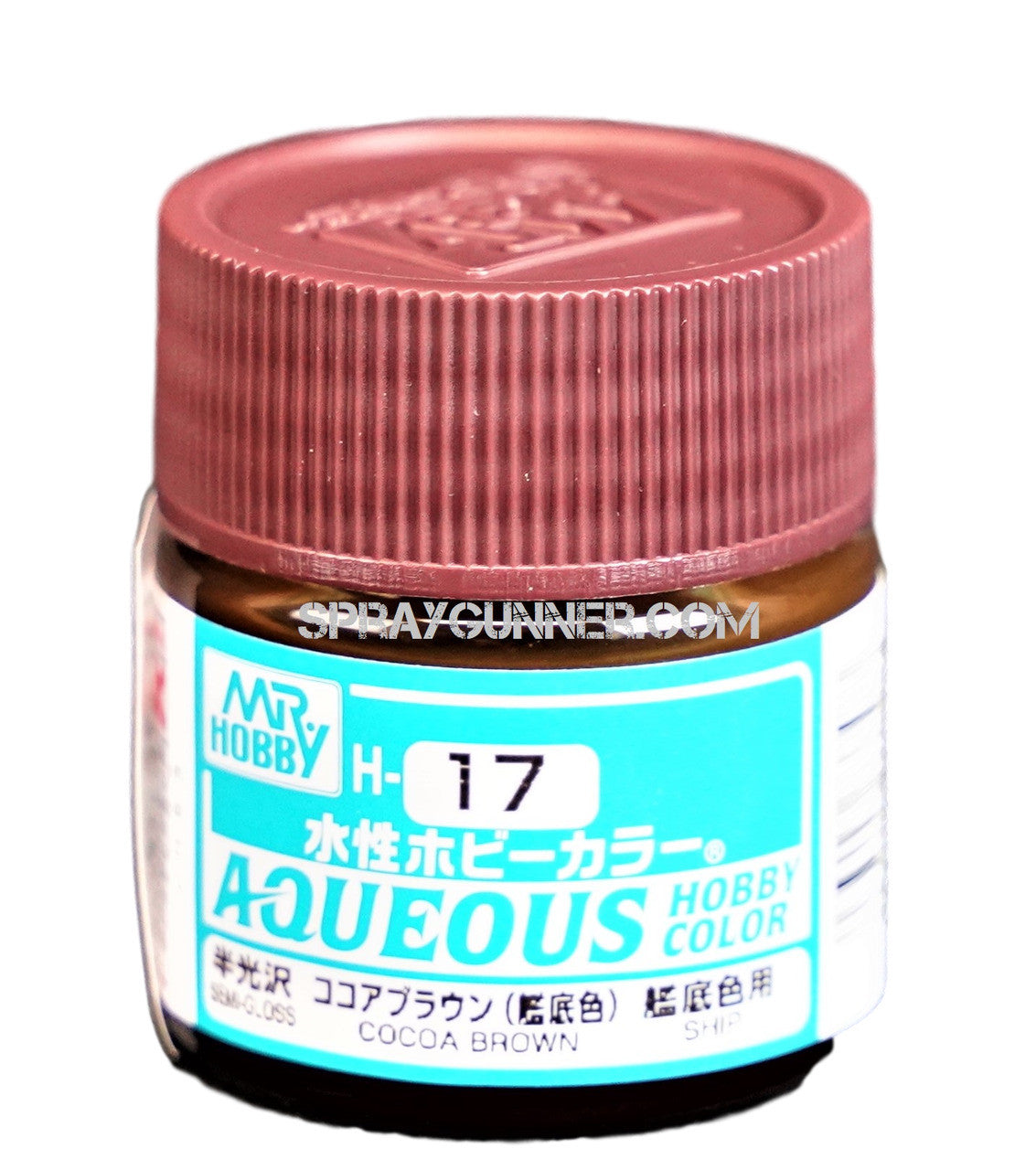 Mr. Hobby Aqueous H17 Marrón Cacao Brillo