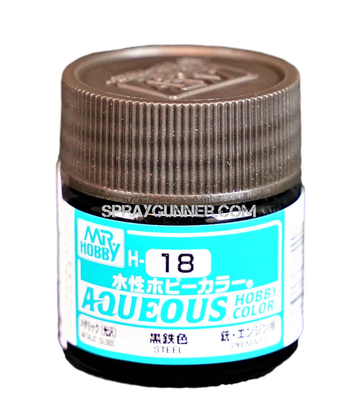 Mr. Hobby Aqueous H18 Metallic Steel