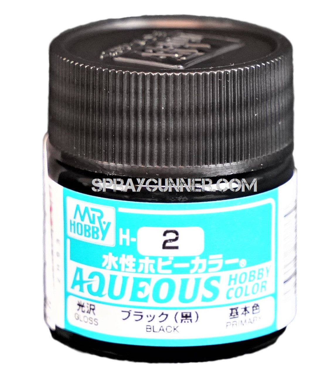 Mr. Hobby Aqueous H2 Gloss Black