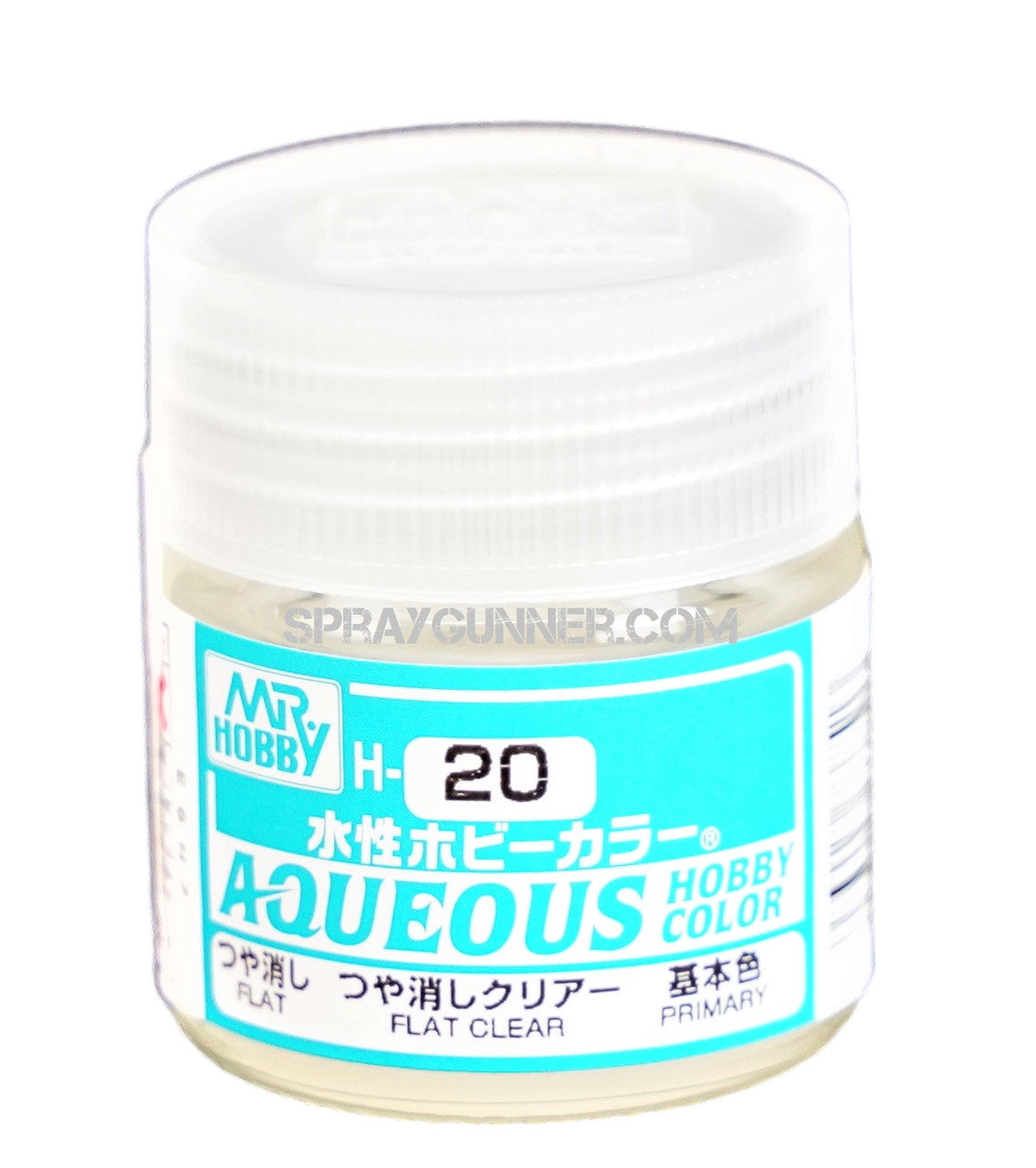 Mr. Hobby Aqueous H20 Flat Clear