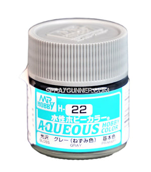 Mr. Hobby Aqueous H22 Gloss Gray