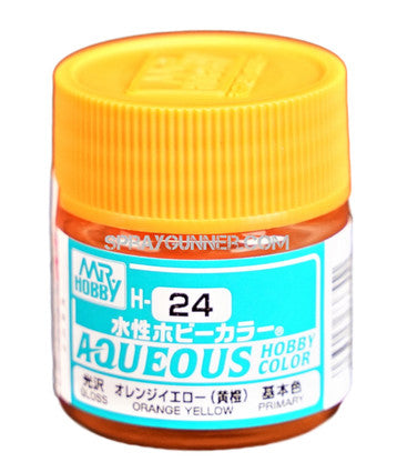 Mr. Hobby Aqueous H24 Gloss Orange Yellow