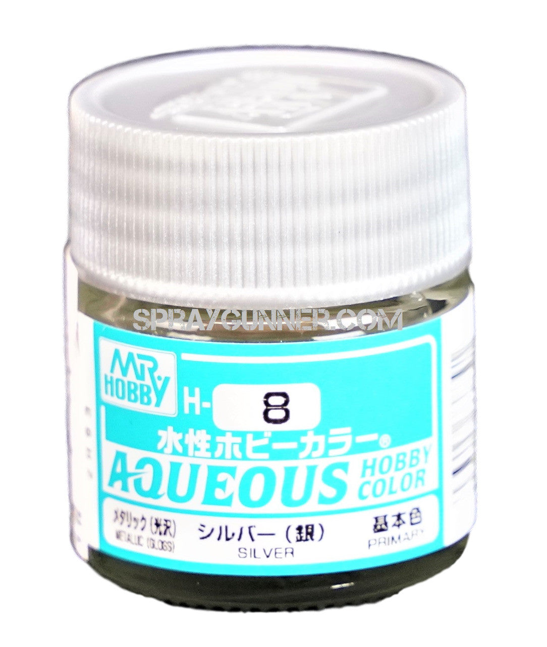 Mr. Hobby Aqueous H8 Plata Metálico