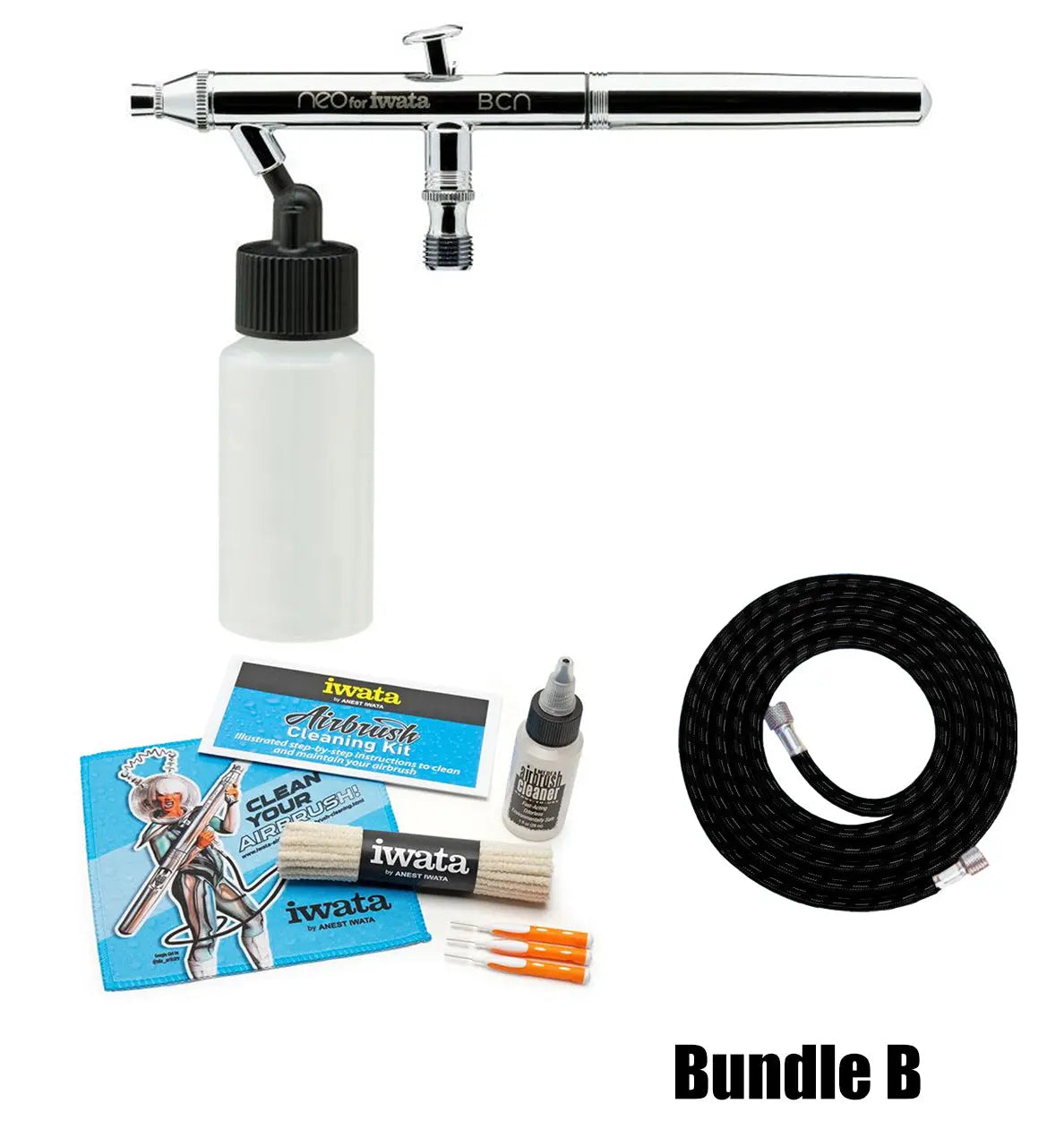 NEO for Iwata BCN Siphon Feed Dual Action Airbrush - SprayGunner