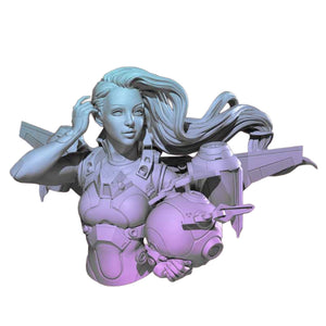 Neko Galaxy Miniatures - VAL-K 1/10 Scale Bust