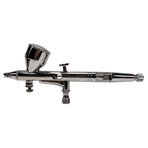 Affordable detail-oriented gravity-feed double-action airbrush 0.3mm nozzle.