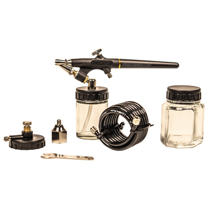 Single Action External Mix airbrush - simple airbrush with less cleaning