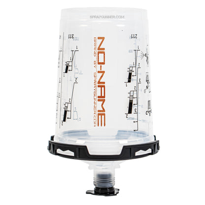 Discounted NO-NAME Disposable Paint Cup Kits (50 ct) 125 Micron Version 4.0 (350ml)