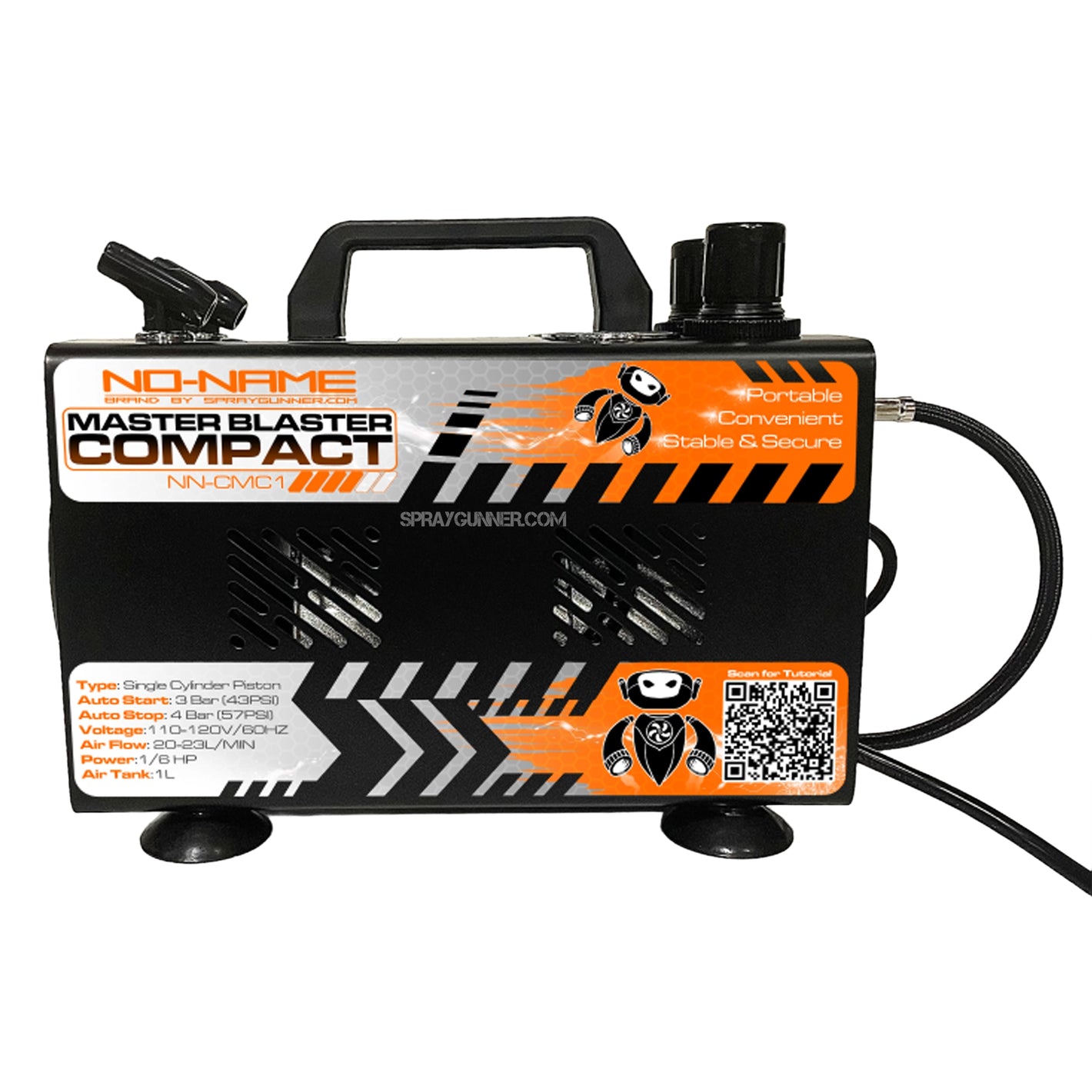 Compact Master Blaster Airbrush Compressor by NO-NAME Brand