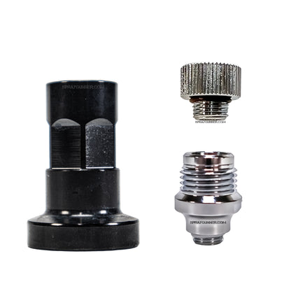 NO-NAME 3 part Disposable Cup Adaptor Kit for Japanese Airbrush