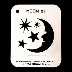 NO-NAME Brand Moon Stencil #1