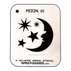 NO-NAME Brand Moon Stencil #1