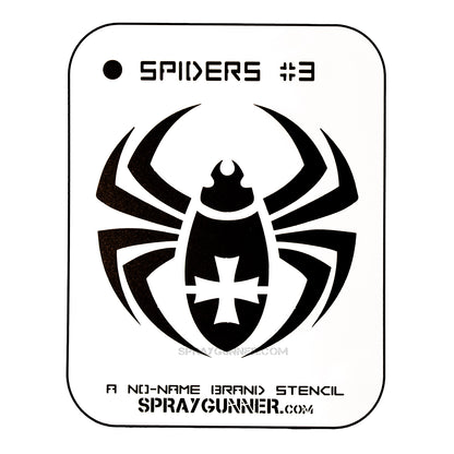 NO-NAME Brand Spiders Stencil #3