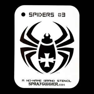 NO-NAME Brand Spiders Stencil #3