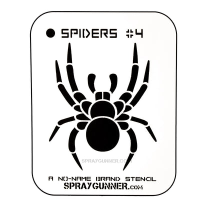 NO-NAME Brand Spiders Stencil #4